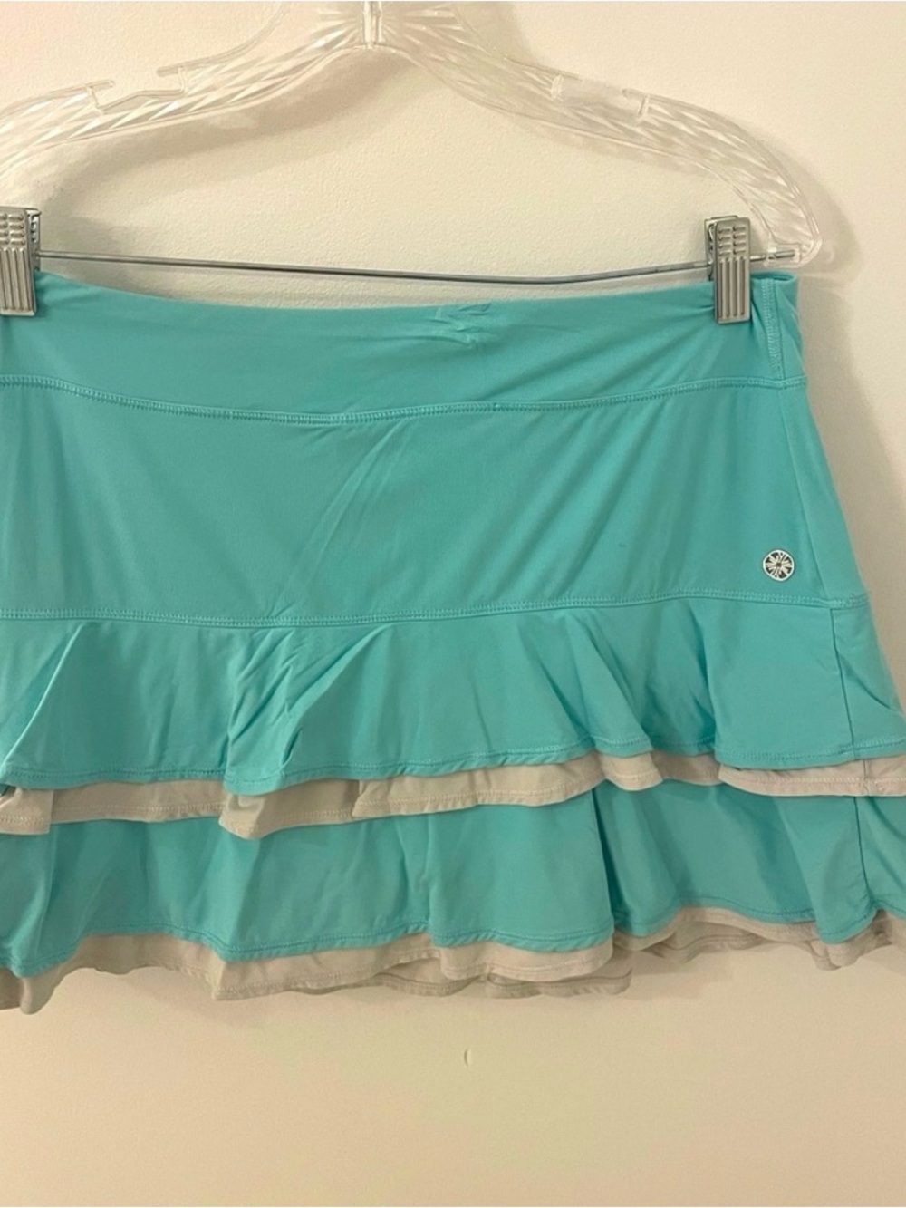 Lilly Pulitzer Luxletic Tiered Ruffle Pickleball Skort – Size Large